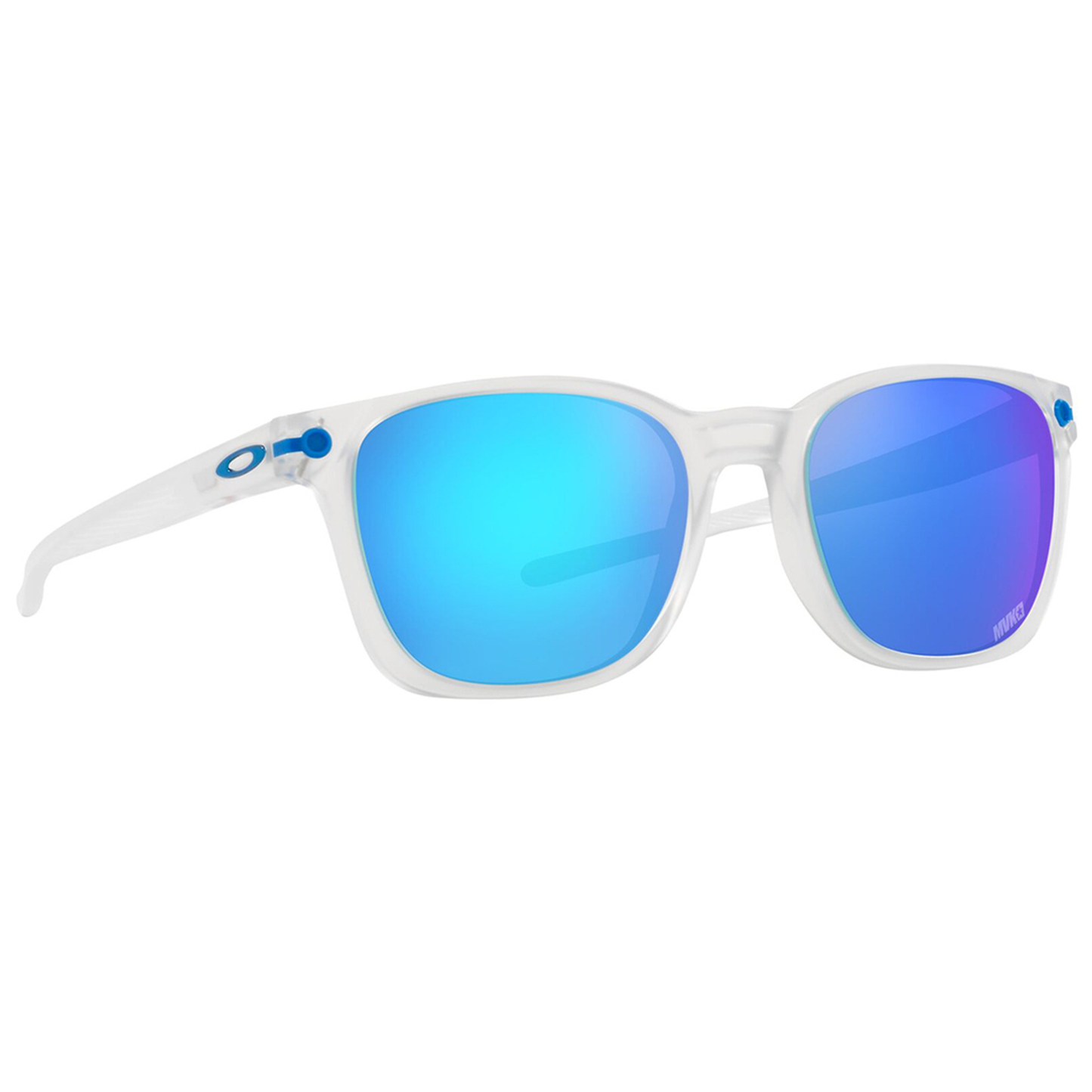 Oakley Ojector Sunglasses (Maverick Vinales Matte Clear) Prizm Sapphire Lens