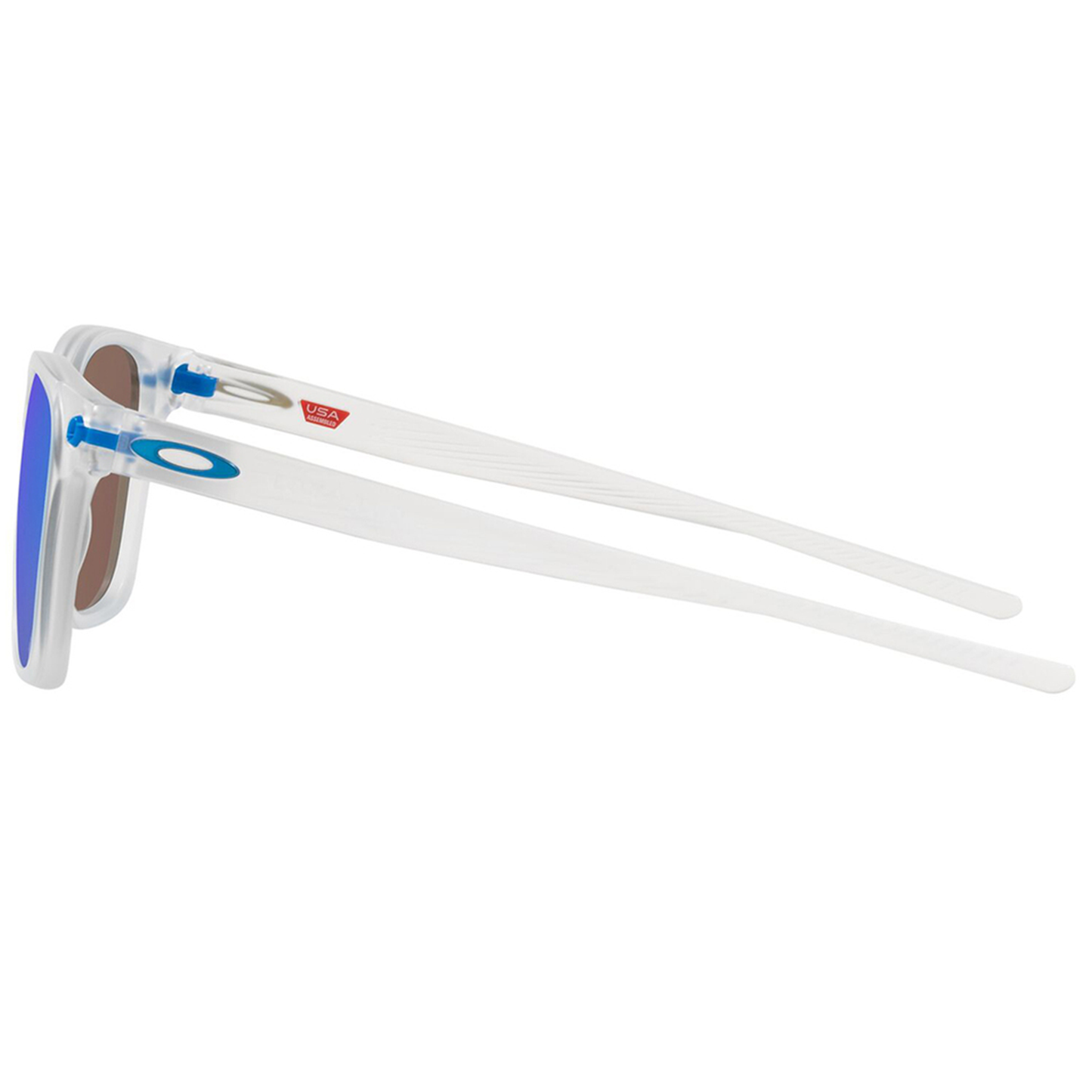 Oakley Ojector Sunglasses (Maverick Vinales Matte Clear) Prizm Sapphire Lens