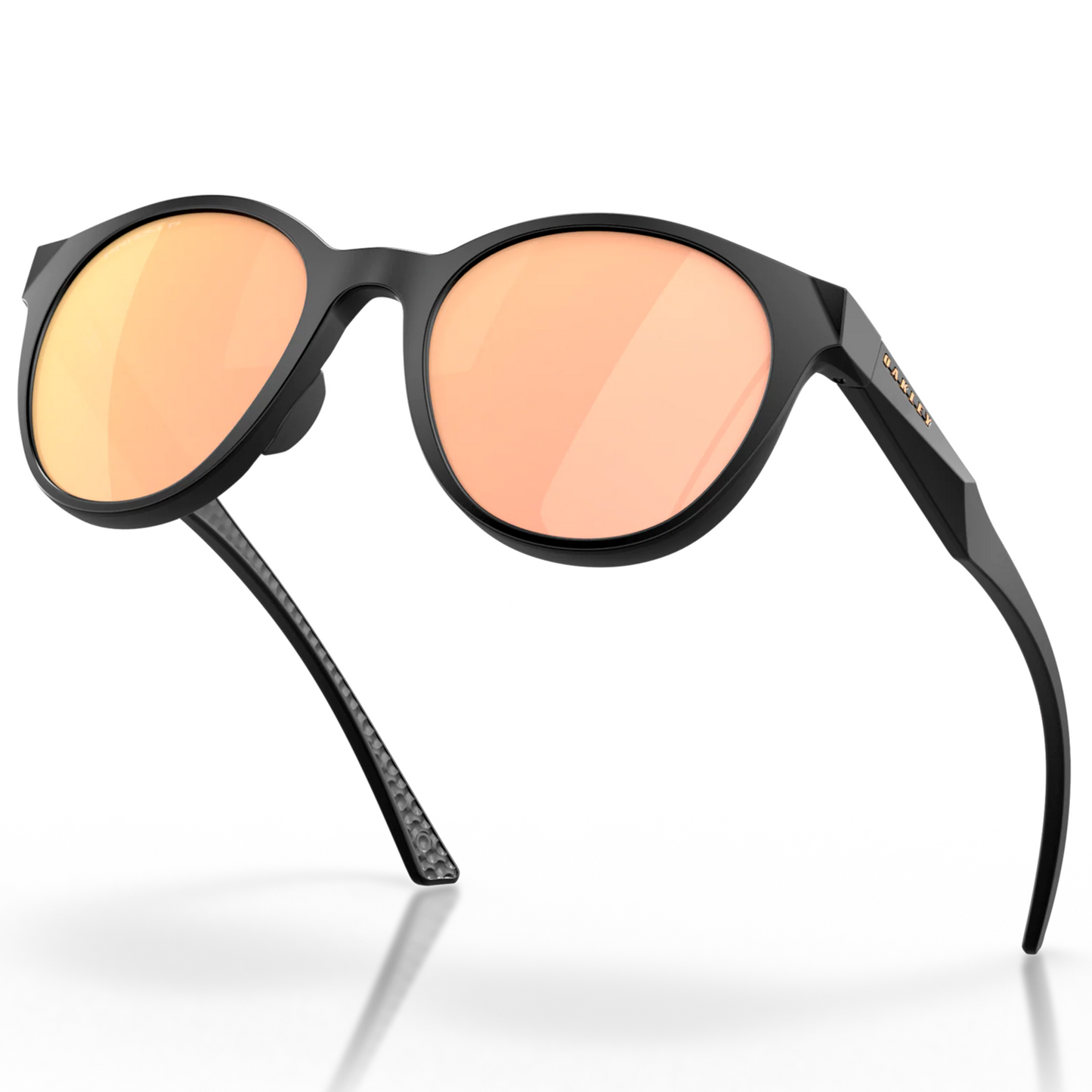 Oakley Spindrift Sunglasses (Matte Black) Prizm Rose Gold Polarized Lens
