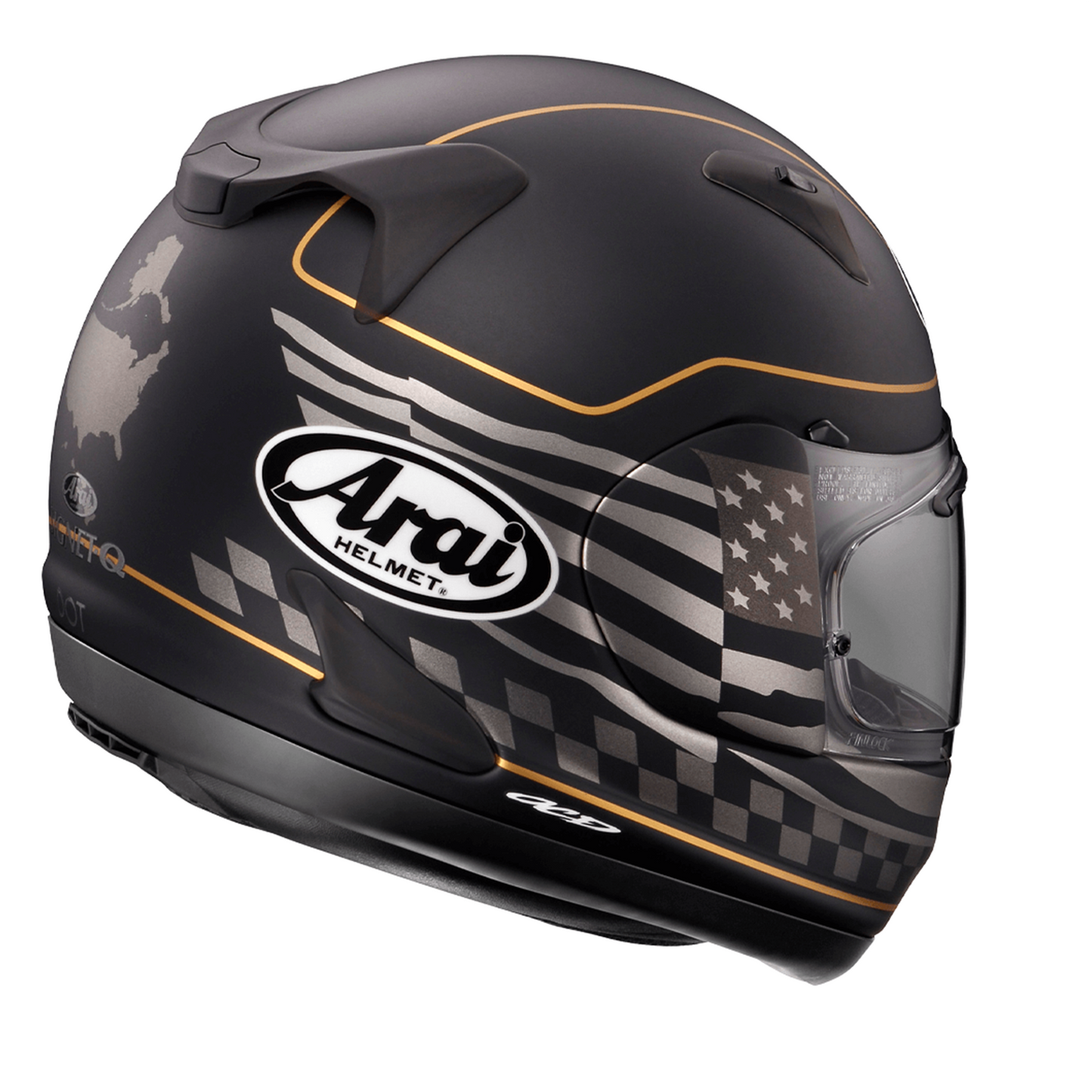 Arai Arai Quantum ST - Flag USA - Side View