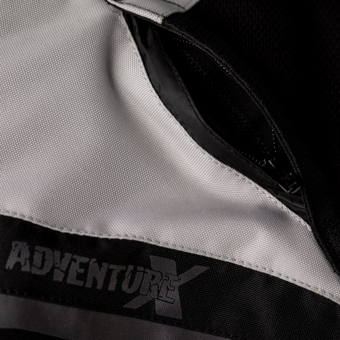 RST RST Adventure-X CE Men's Textile Jacket - Silver/Black (2409) - Interior View