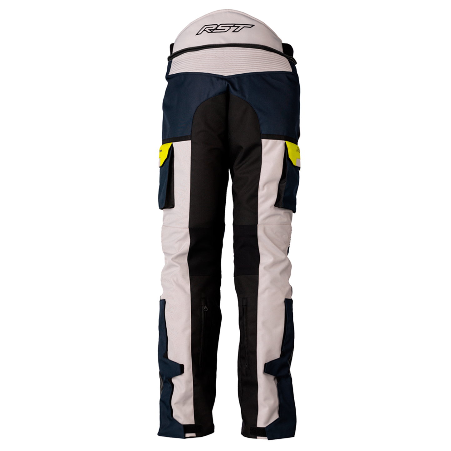 RST RST Adventure-Xtreme Men's (CE) Textile Jean - Silver/Navy/Husky Yellow (3031) - Side View