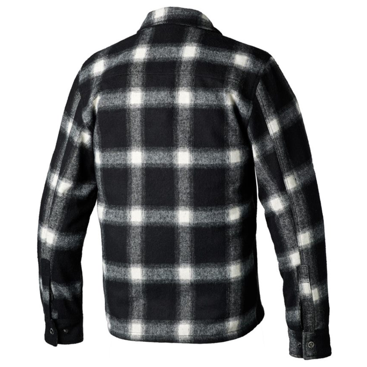 RST RST Brushed Men's Textile Shirt - Black/White Check - Side View