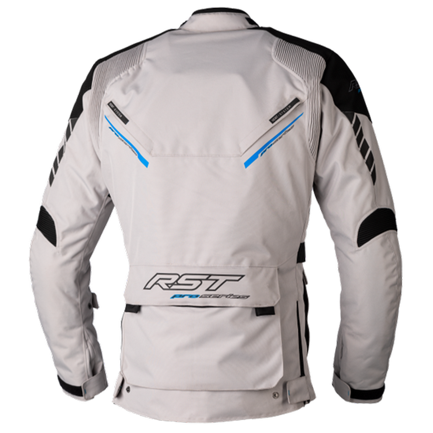 RST RST Pro Series Commander Textile Jacket - Silver/Blue - Side View