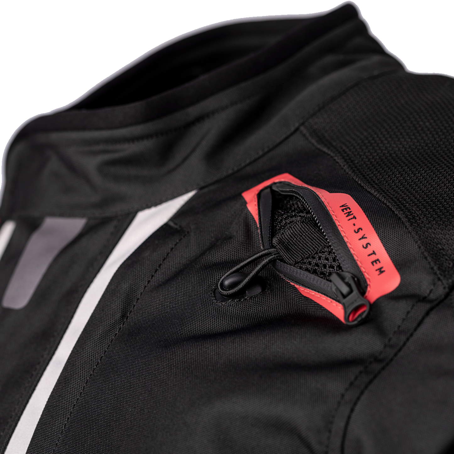 RST Endurance Men's Textile Jacket - Black/Silver/Red