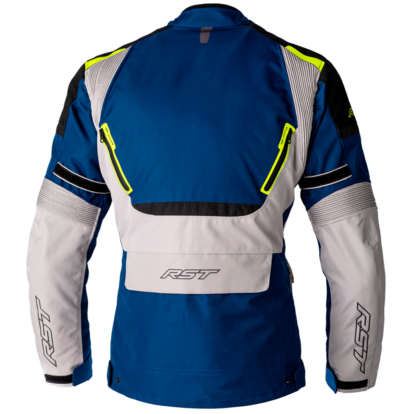 RST RST Endurance Men's Textile Jacket - Blue/Silver/Yellow - Side View