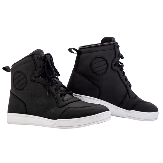 RST HiTop Moto Sneaker Ladies (CE) Waterproof Boots - Black