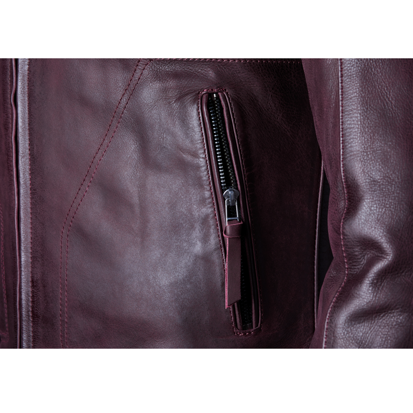 RST RST IOM TT Brandish 2 (CE) Leather Jacket - Oxblood - Interior View
