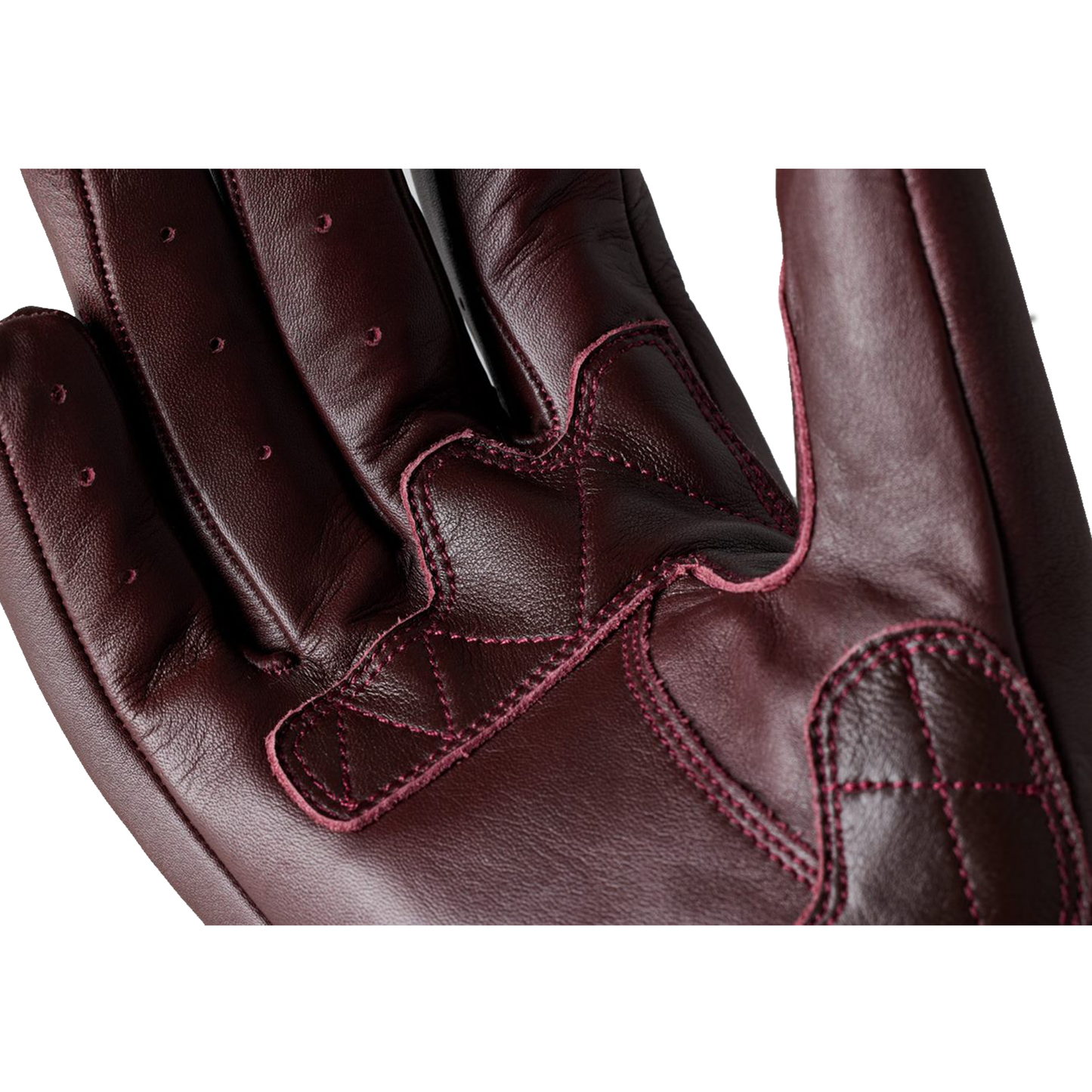 RST RST IOM TT Hillberry 2 (CE) Leather Gloves - Oxblood - Interior View