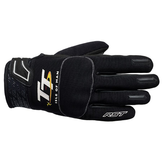 RST IOM TT Team Evo (CE) Men's Gloves - Black/White