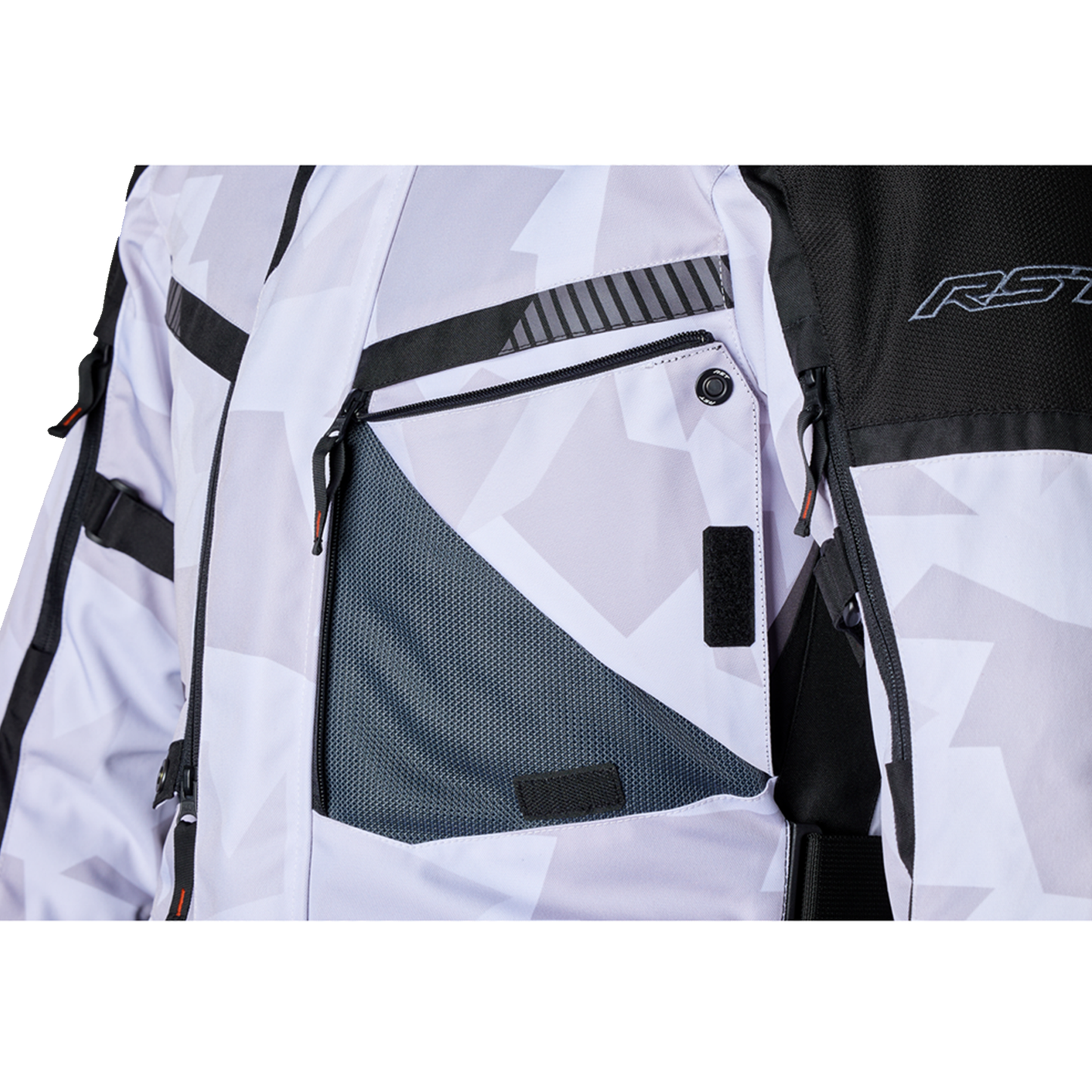 RST RST Maverick Evo (CE) Men's Textile Jacket - Silver/Camo - Interior View