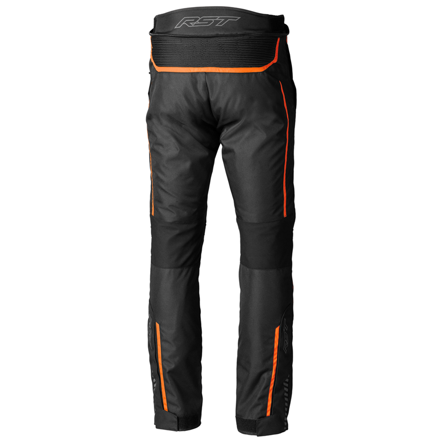 RST RST Maverick Evo (CE) Men's Textile Regular Jeans - Black/Orange - Side View
