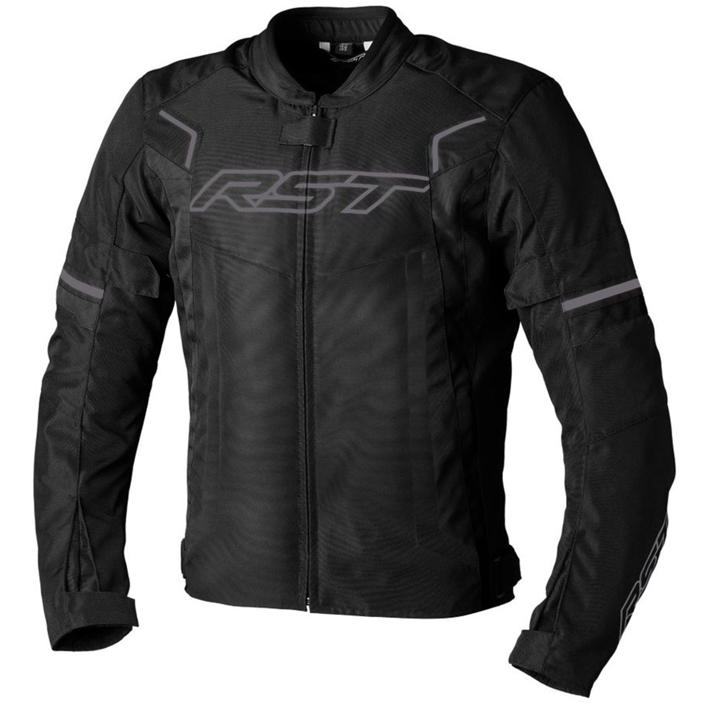 RST RST Pilot Evo (CE) Men's Textile Jacket - Black/Black - Front View