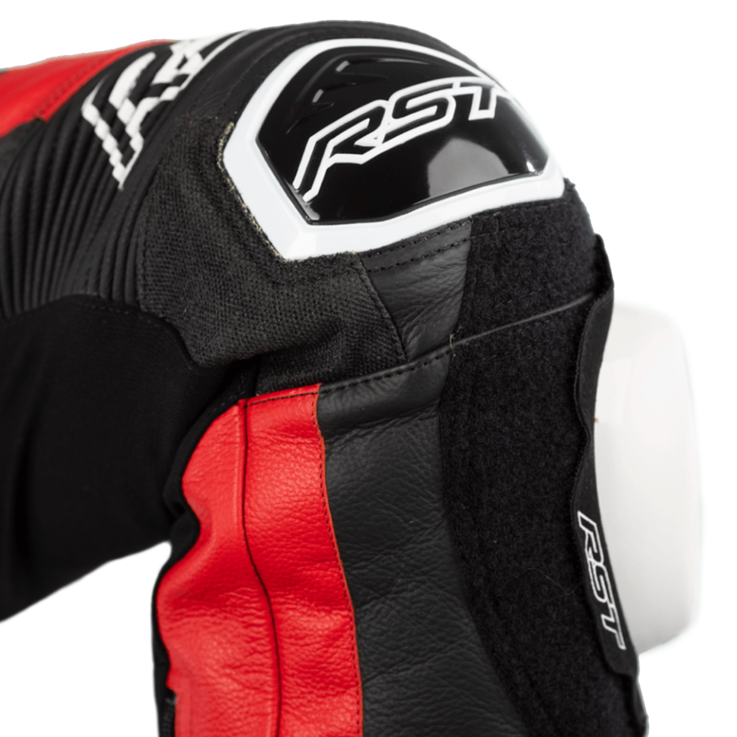 RST RST Pro Series Evo Airbag Men's Leather Suit - Black/White/Red - View 9
