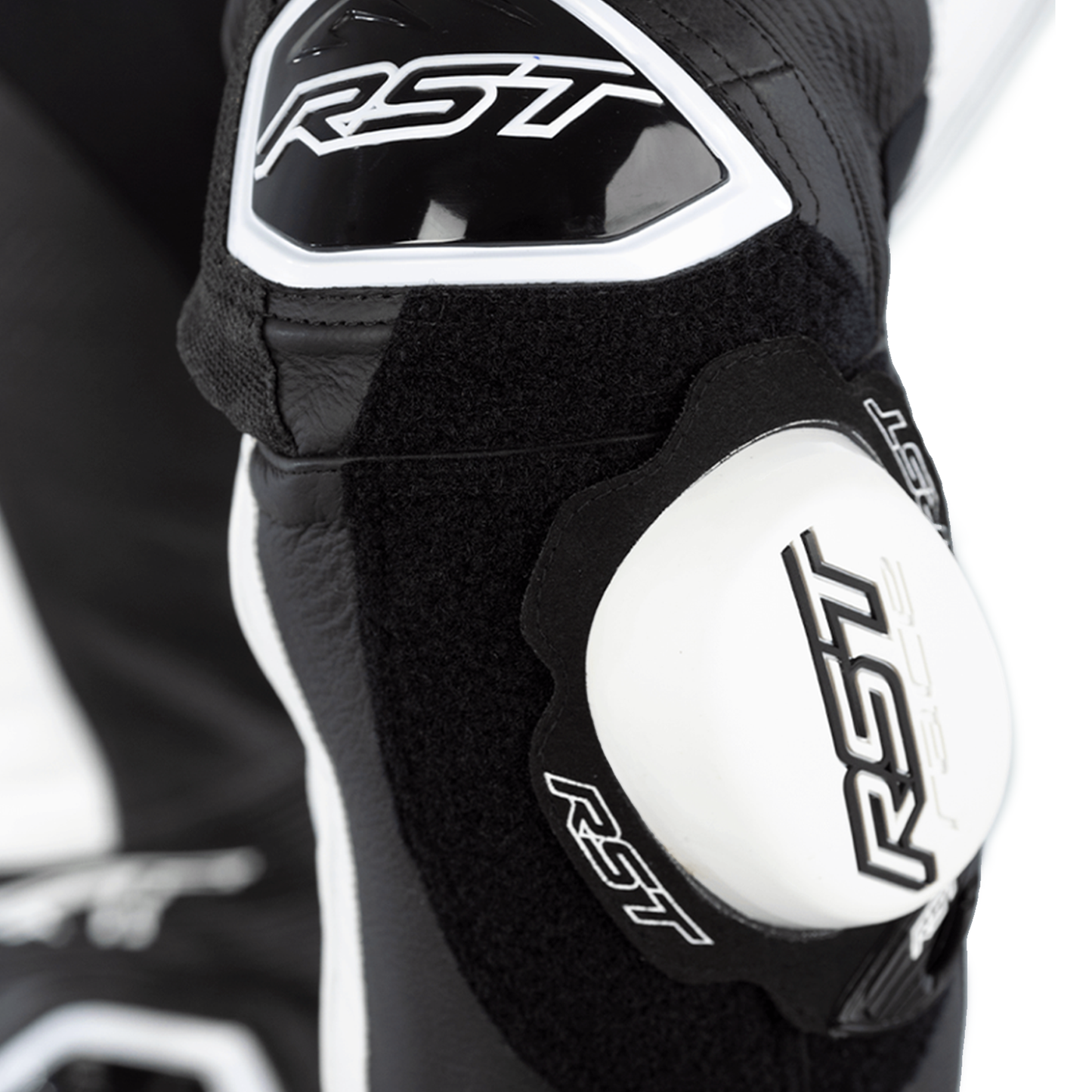 RST Pro Series Evo Airbag Men's Leather Suit - White/Black/White