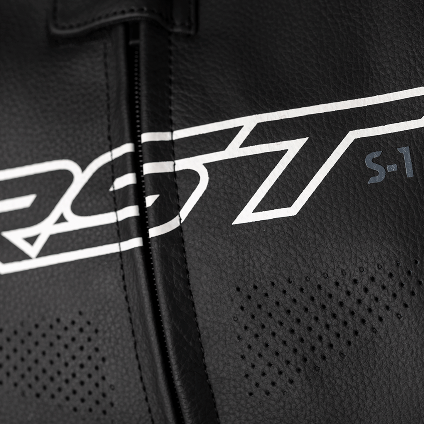 RST S1 Ladies Leather Jacket - Black/White