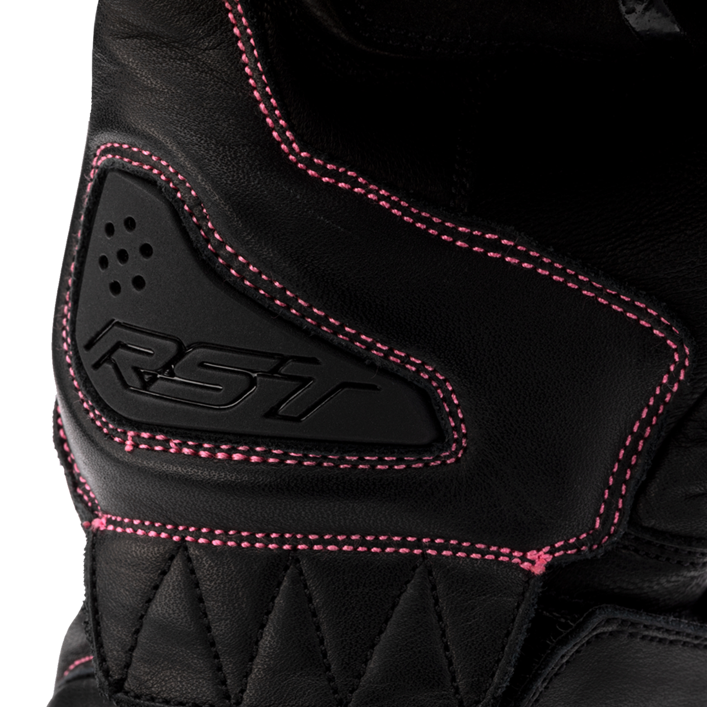 RST RST S1 CE Ladies Gloves - Black/Neon Pink (3060) - Detail View