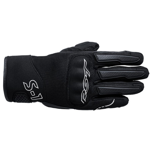RST S1 Mesh (CE) Gloves - Black/Black/White