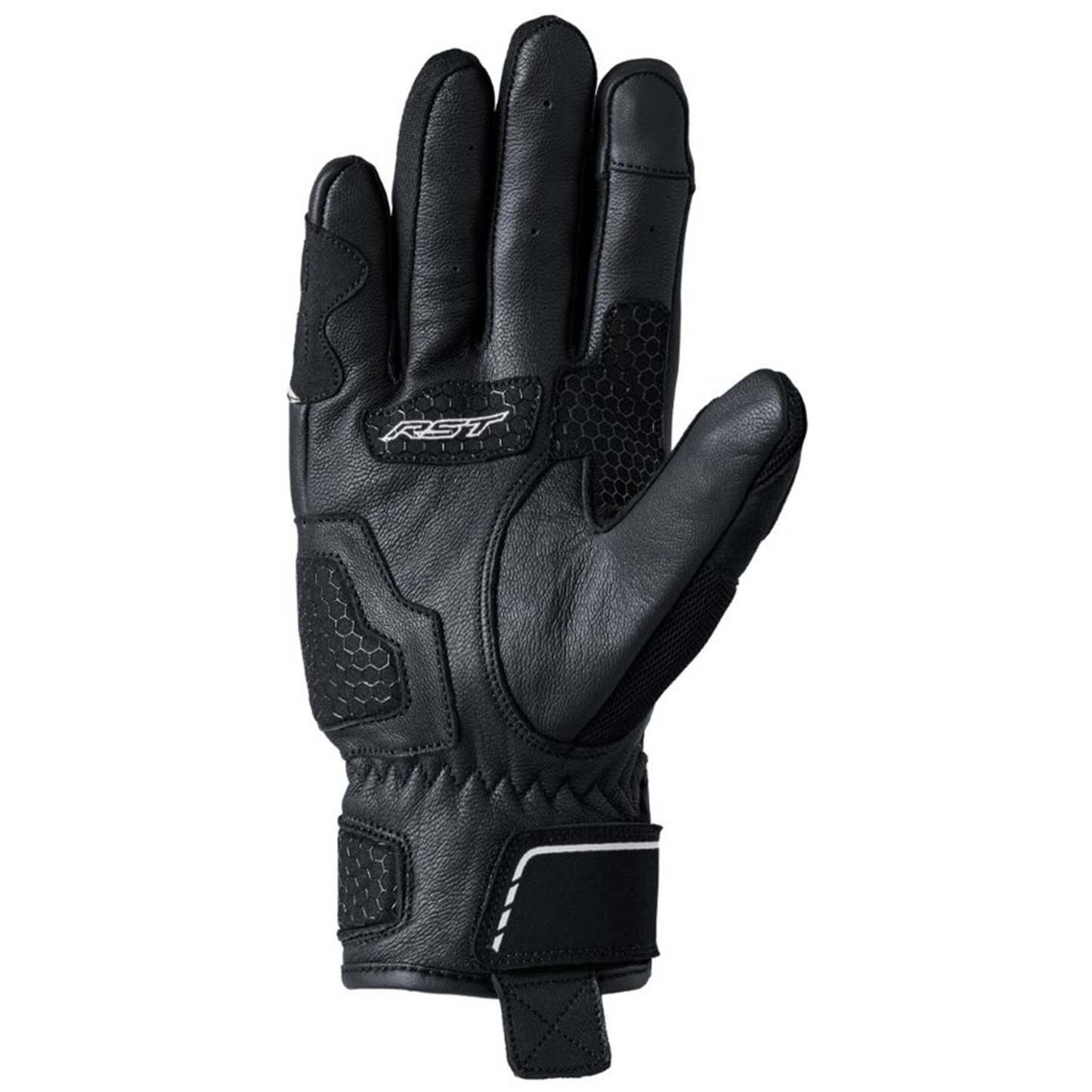 RST S1 Mesh (CE) Gloves - Black/Black/White