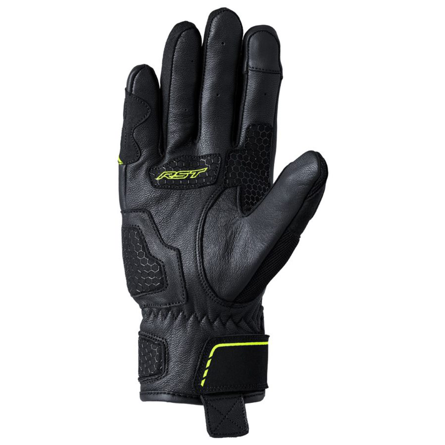 RST S1 Mesh (CE) Gloves - Black/Flo Yellow