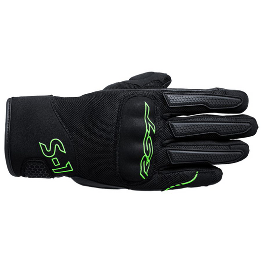RST S1 Mesh (CE) Gloves - Black/Neon Green