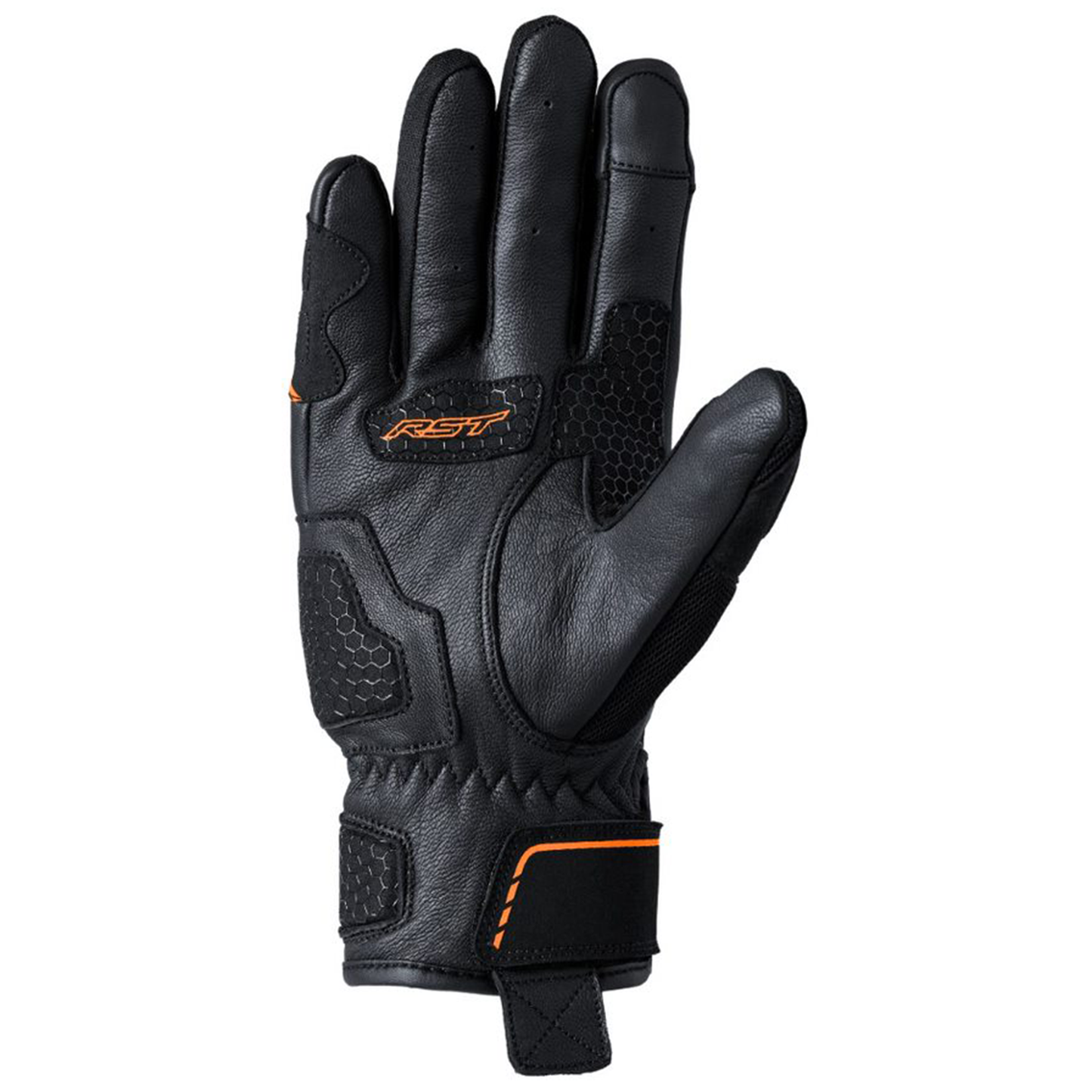 RST S1 Mesh (CE) Gloves - Black/Neon Orange