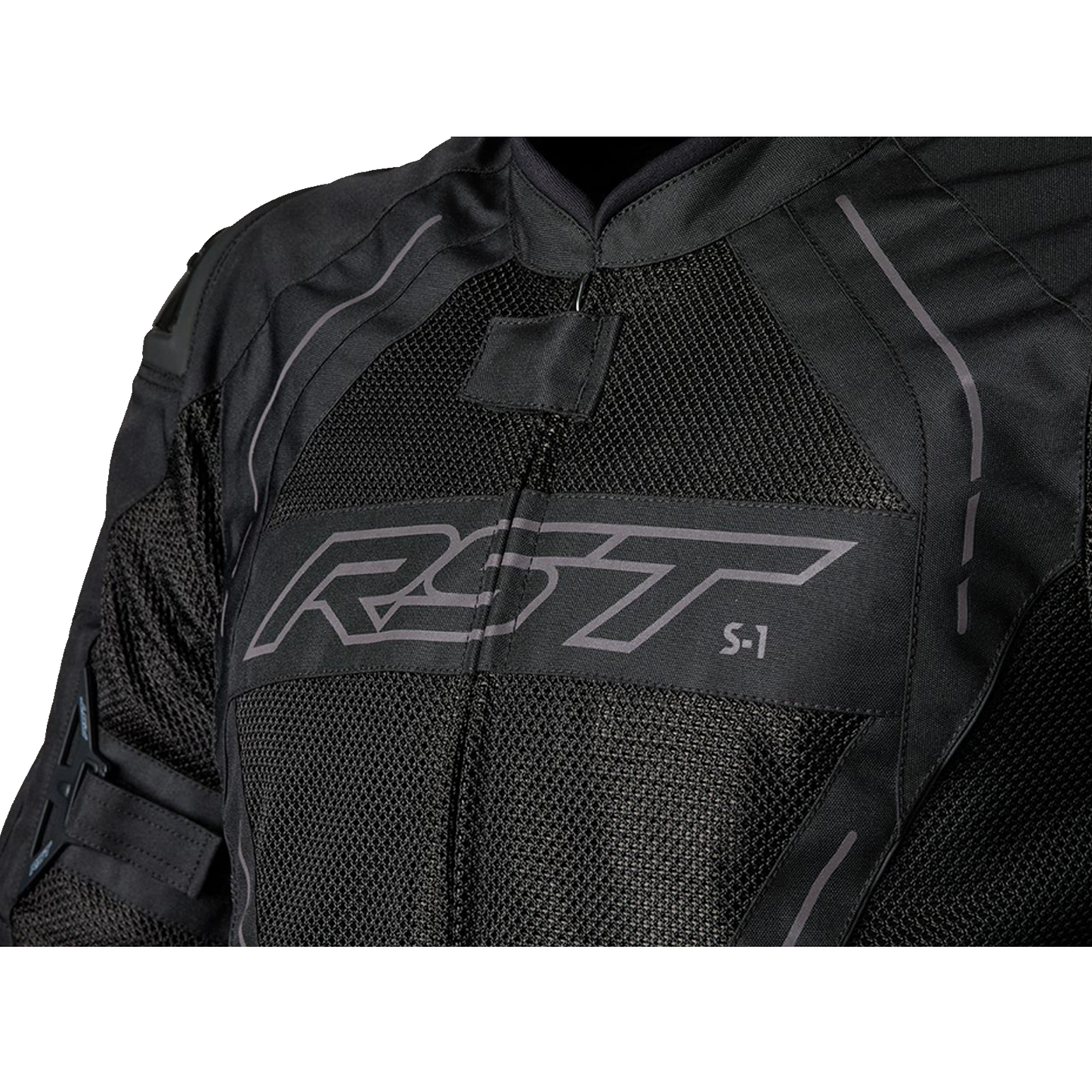 RST S1 Mesh (CE) Men's Textile Jacket - Black/Black (3117)