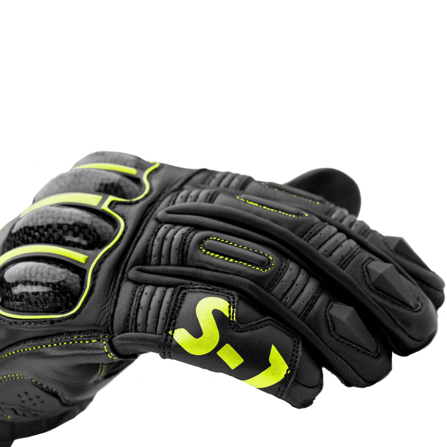 RST S1 CE Men's Gloves - Black/Grey/Flo Yellow (3033)