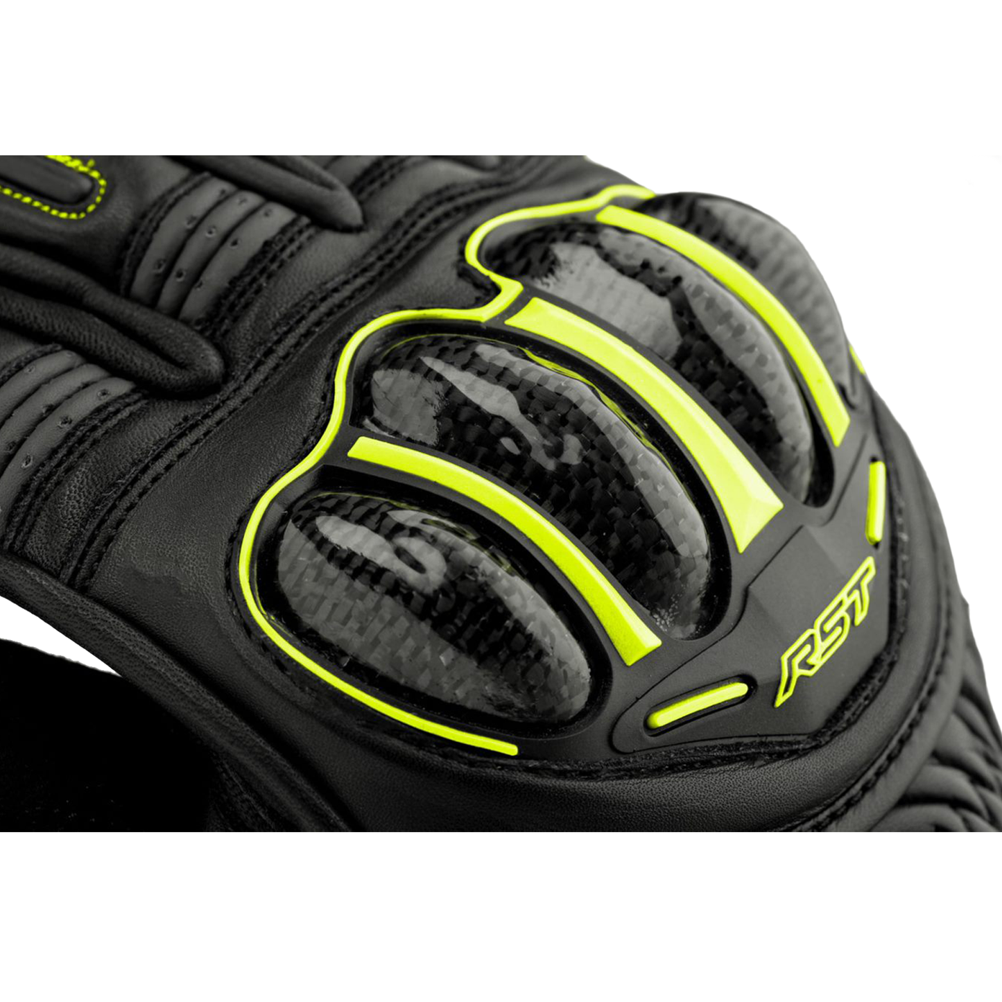 RST S1 CE Men's Gloves - Black/Grey/Flo Yellow (3033)