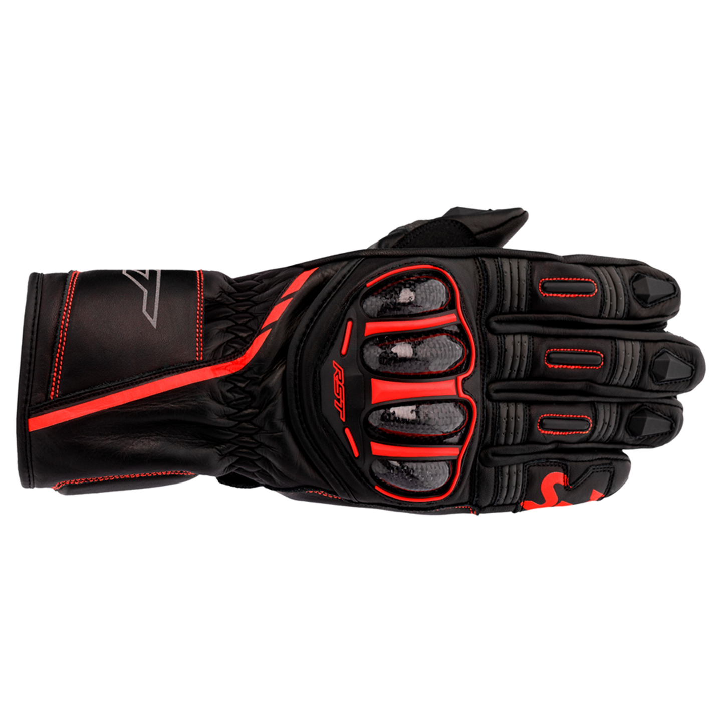 RST S1 CE Men's Gloves - Black/Grey/Red (3033)