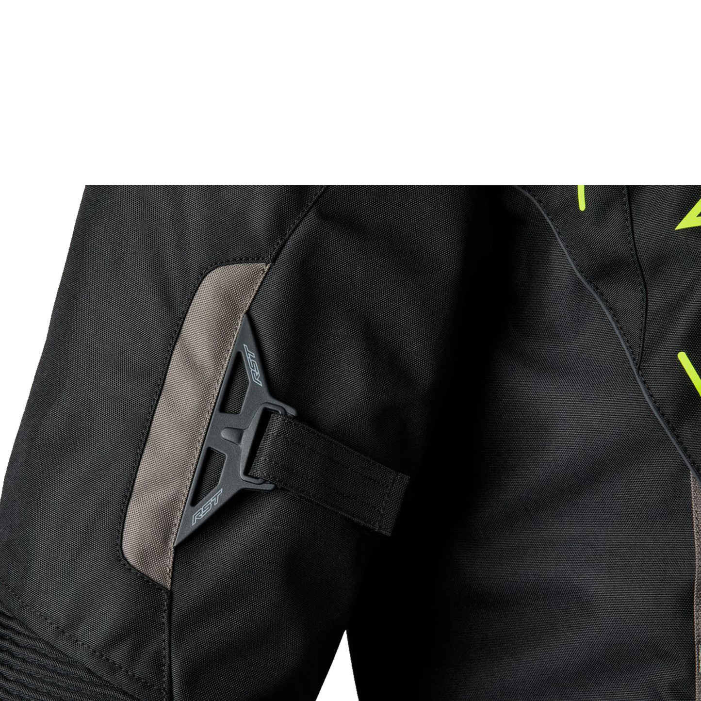 RST S1 CE Men's Textile Jacket - Black/Grey/Flo Yellow (2559)