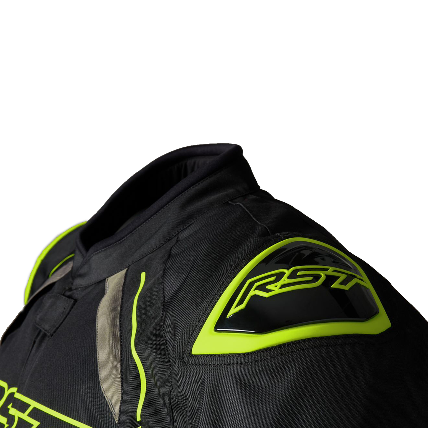 RST S1 CE Men's Textile Jacket - Black/Grey/Flo Yellow (2559)