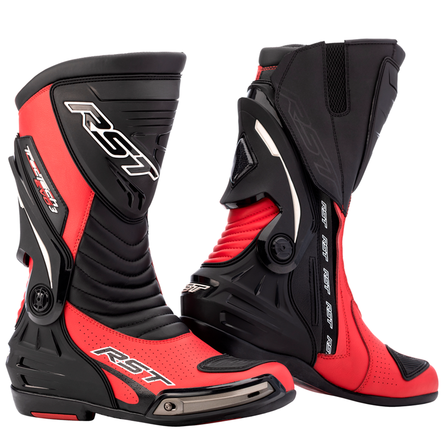 RST Tractech Evo III 3 CE Boots - Red/Black(2) (2101)