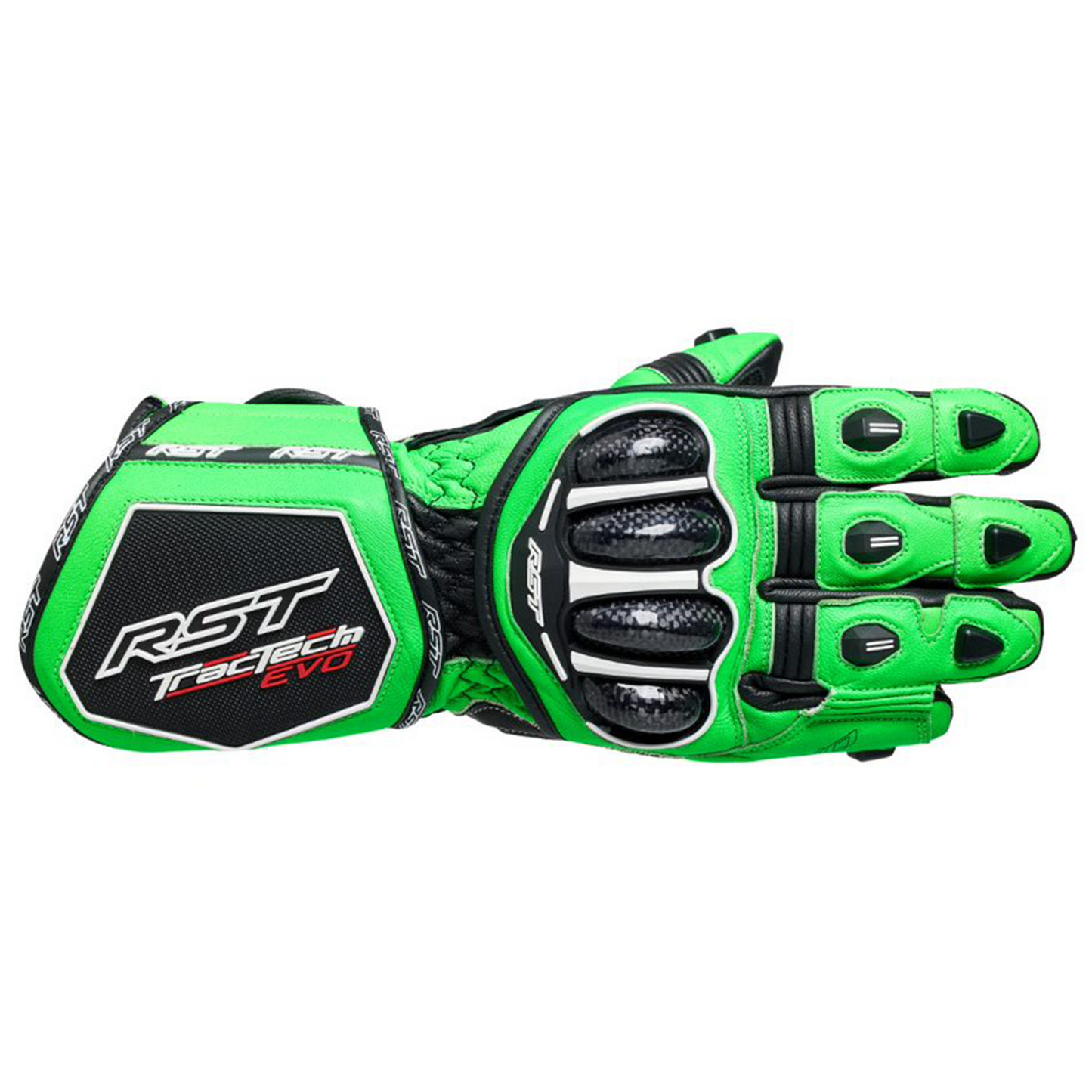 RST Tractech Evo 4 (CE) Gloves - Neon Green/Black