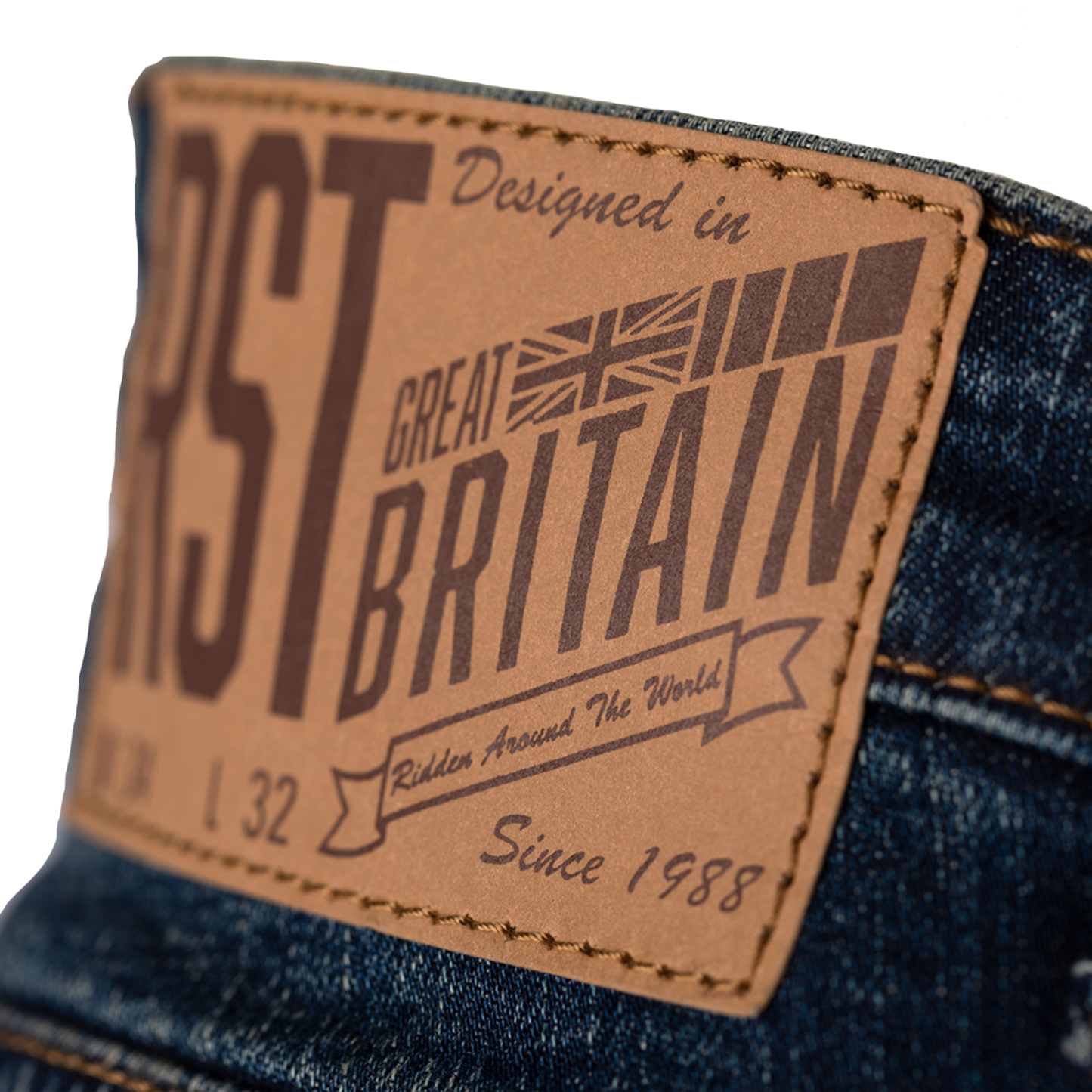 RST X Kevlar® Straight Leg 2 CE Men's Textile Short Leg Jean Dark Blue