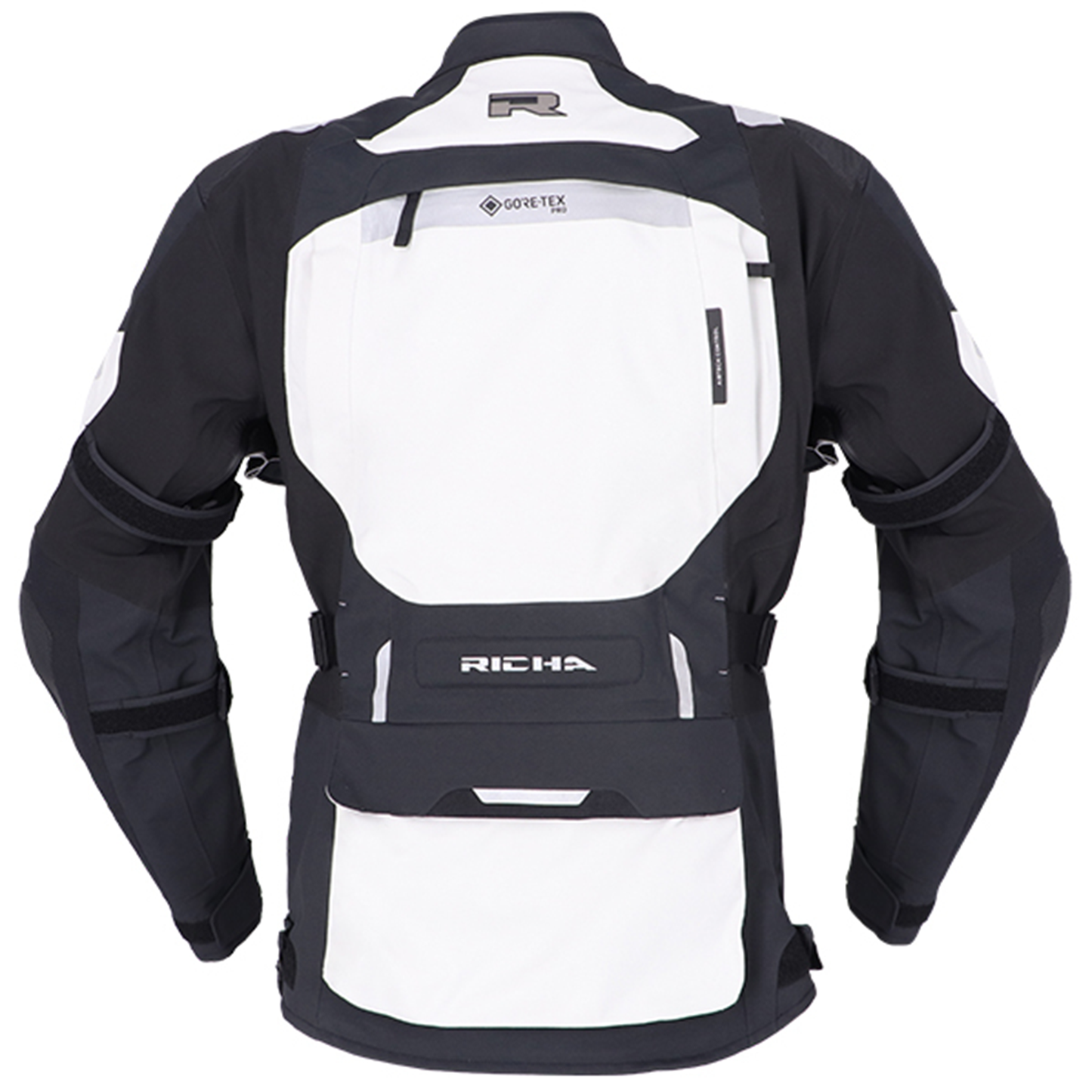 Richa Richa Armada Pro Gore-Tex Textile Jacket - Grey/Black - Rear View