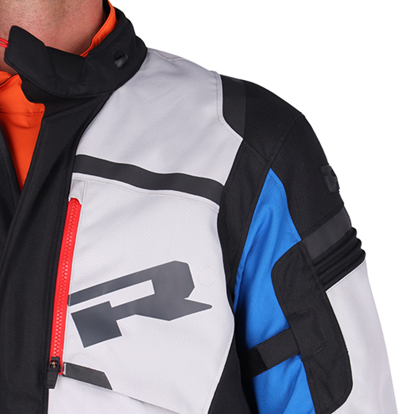 Richa Brutus Gore-Tex Textile Jacket - Grey/Blue/Red