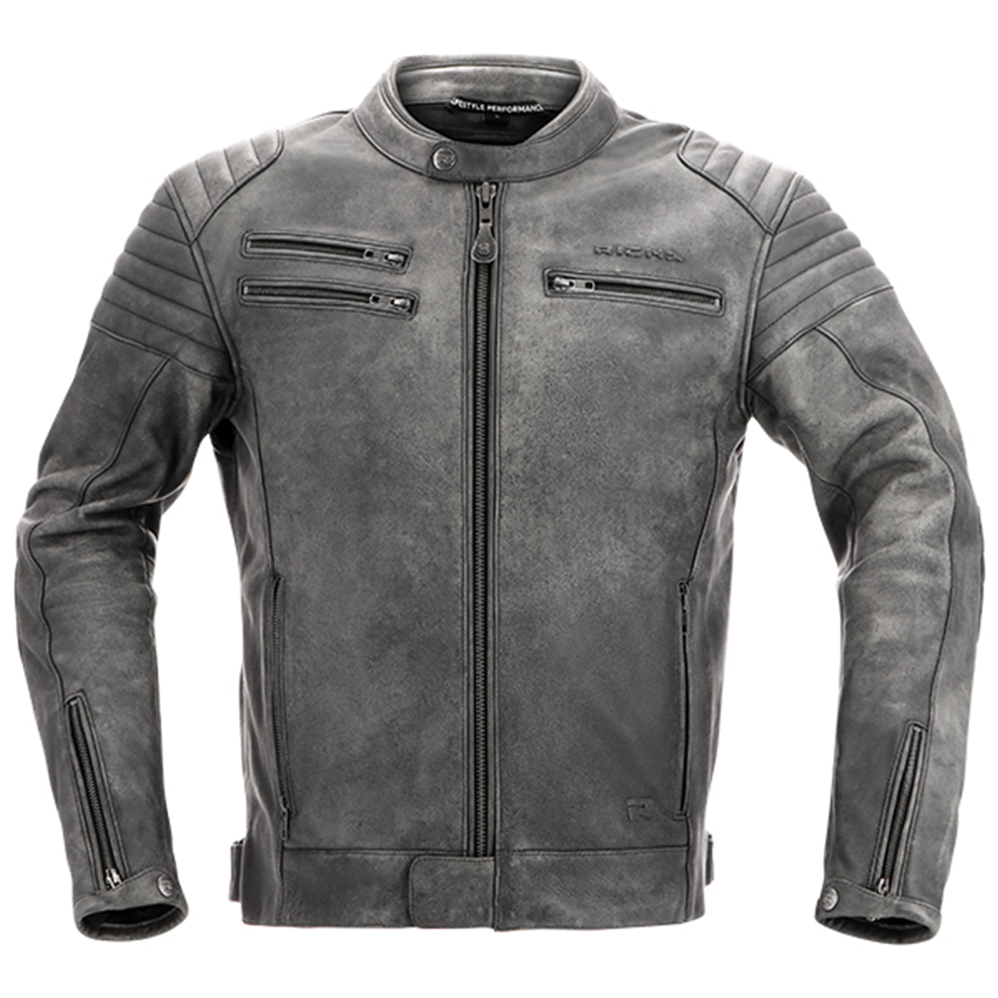 Richa Charleston Leather Jacket - Titanium