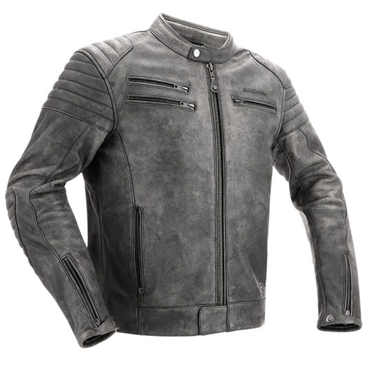 Richa Charleston Leather Jacket - Titanium