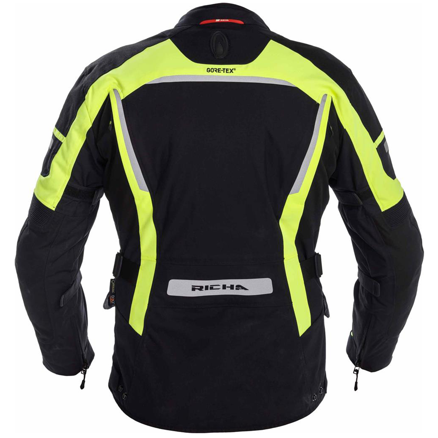 Richa Richa Cyclone Gore-Tex Textile Jacket - Black/Flo Yellow - Side View
