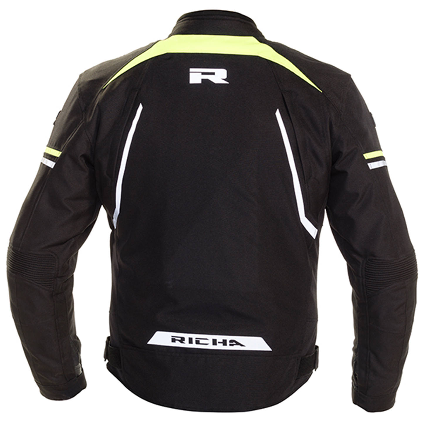 Richa Richa Gotham 2 Textile Jacket - Black/Flo Yellow - Side View