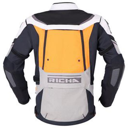 Richa Infinity 2 Adventure Textile Jacket - Grey/Orange