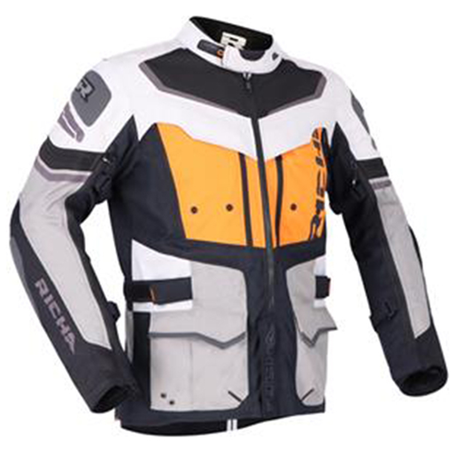 Richa Infinity 2 Adventure Textile Jacket - Grey/Orange