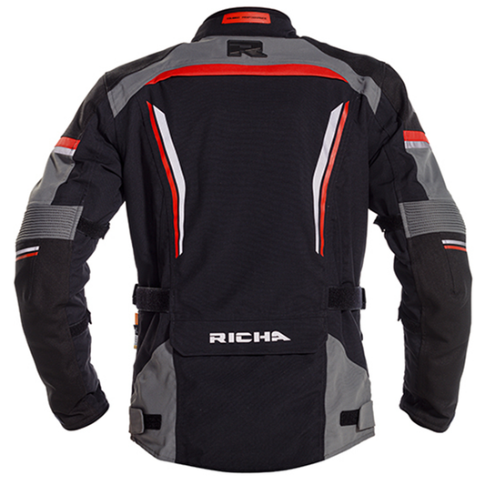 Richa Infinity 2 Pro Textile Jacket - Black/Grey/Red