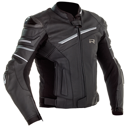 Richa Mugello 2 Leather Jacket - Black/Grey