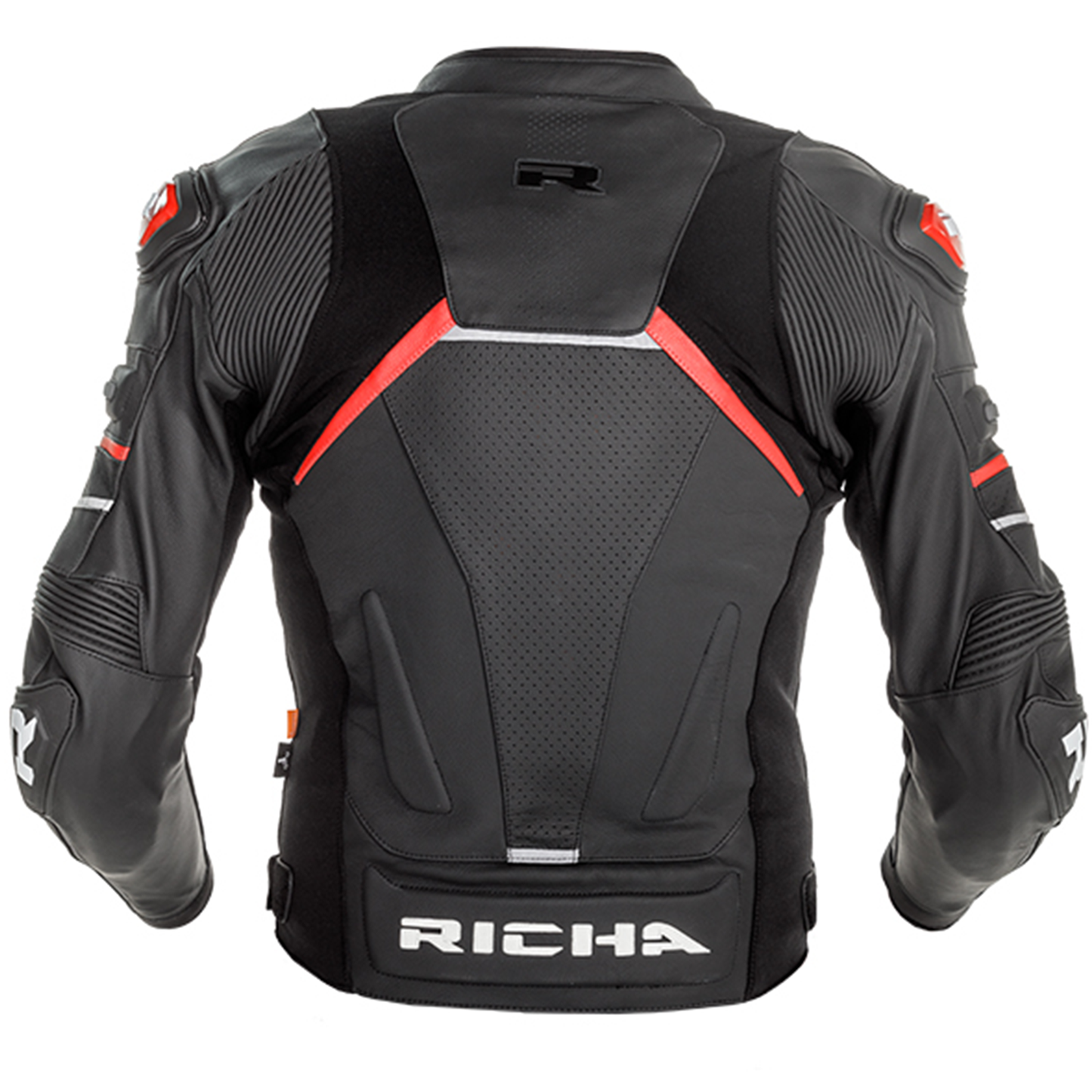 Richa Mugello 2 Leather Jacket - Black/Red