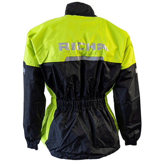 Richa Rain Warrior Jacket - Black/Flo Yellow