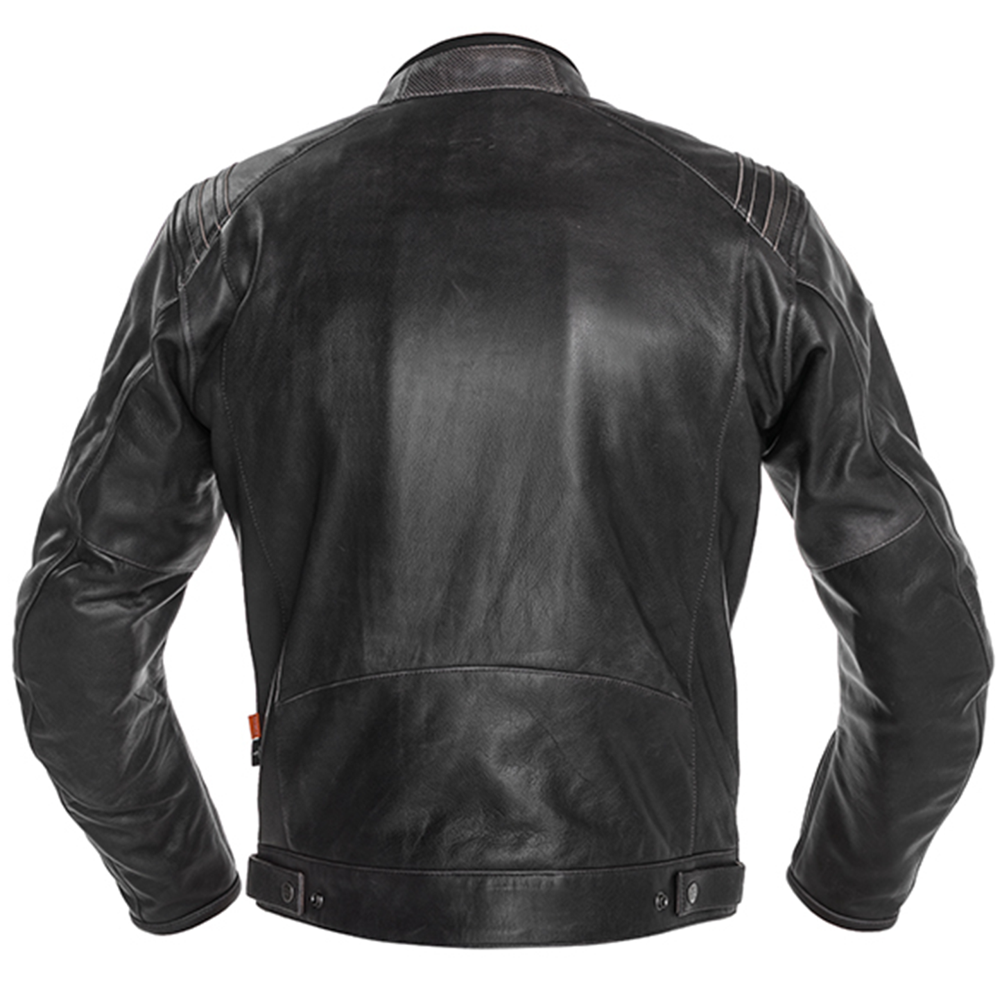 Richa Richa Retro Race 3 Leather Jacket - Anthracite/Brown - Side View