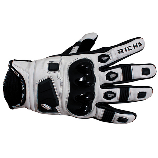 Richa Rock Gloves - Black/White