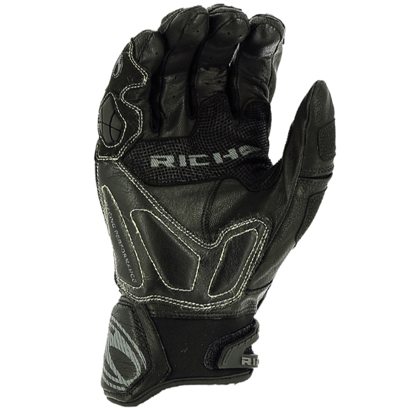 Richa Richa Stealth Evo Gloves - Black - Side View